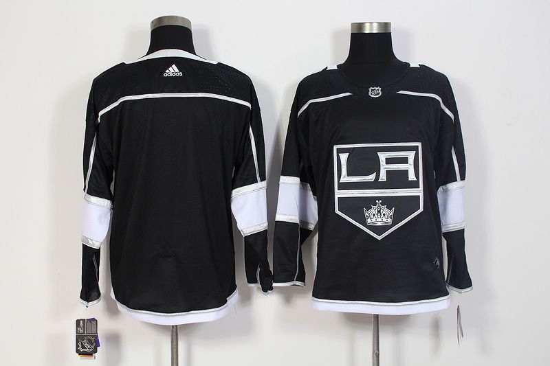 Men Los Angeles Kings Blank Black Hockey Stitched Adidas NHL Jerseys